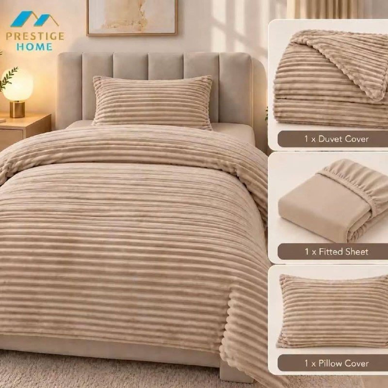 Velvet Bedsheet Set